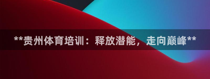 焦点娱乐公司简介怎么写：**贵州体育培训：释放潜能，走向巅峰