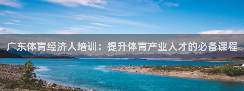 焦点娱乐平台主管：广东体育经济人培训：提升体育产业人